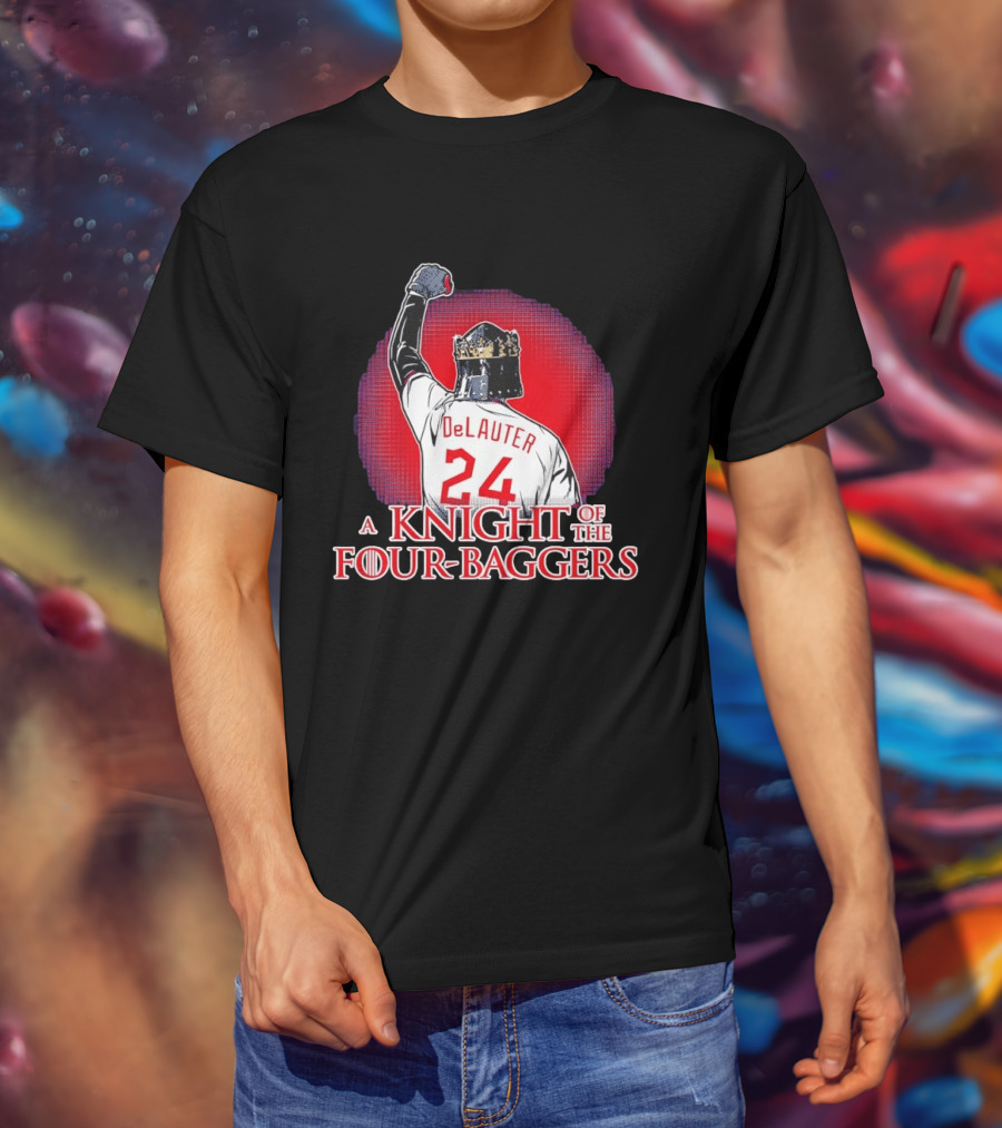 Chase DeLauter 24 A Knight Of The Four Baggers T-Shirt