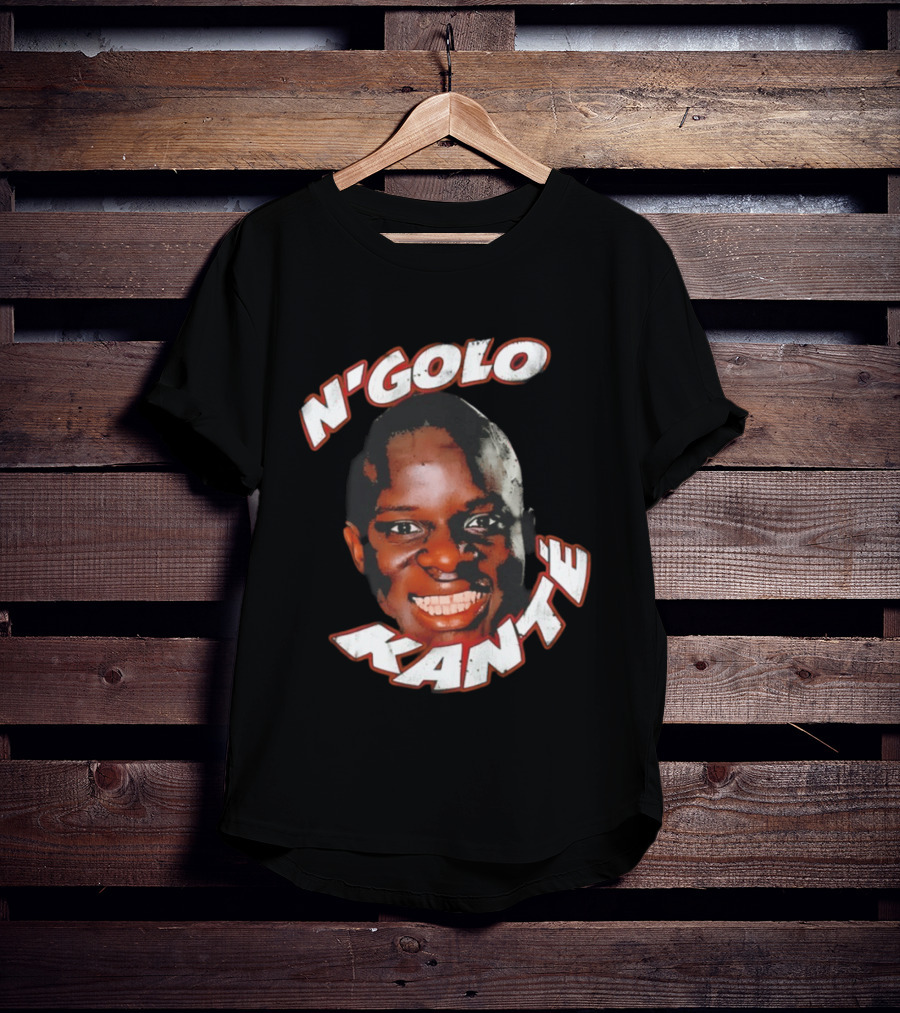 N'Golo Kante France National Soccer Star Big Face Head T-Shirt