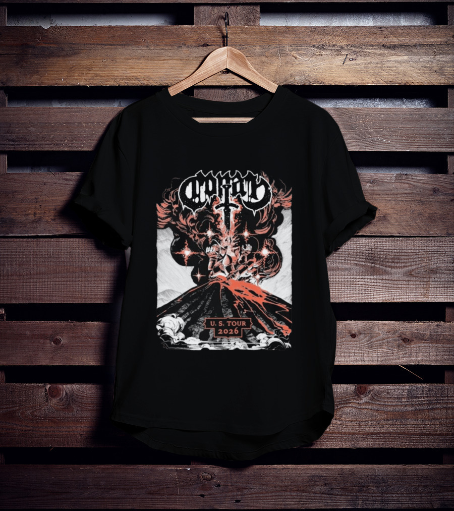 Conan Band U.S. Tour 2026 Explosive Lava T-Shirt
