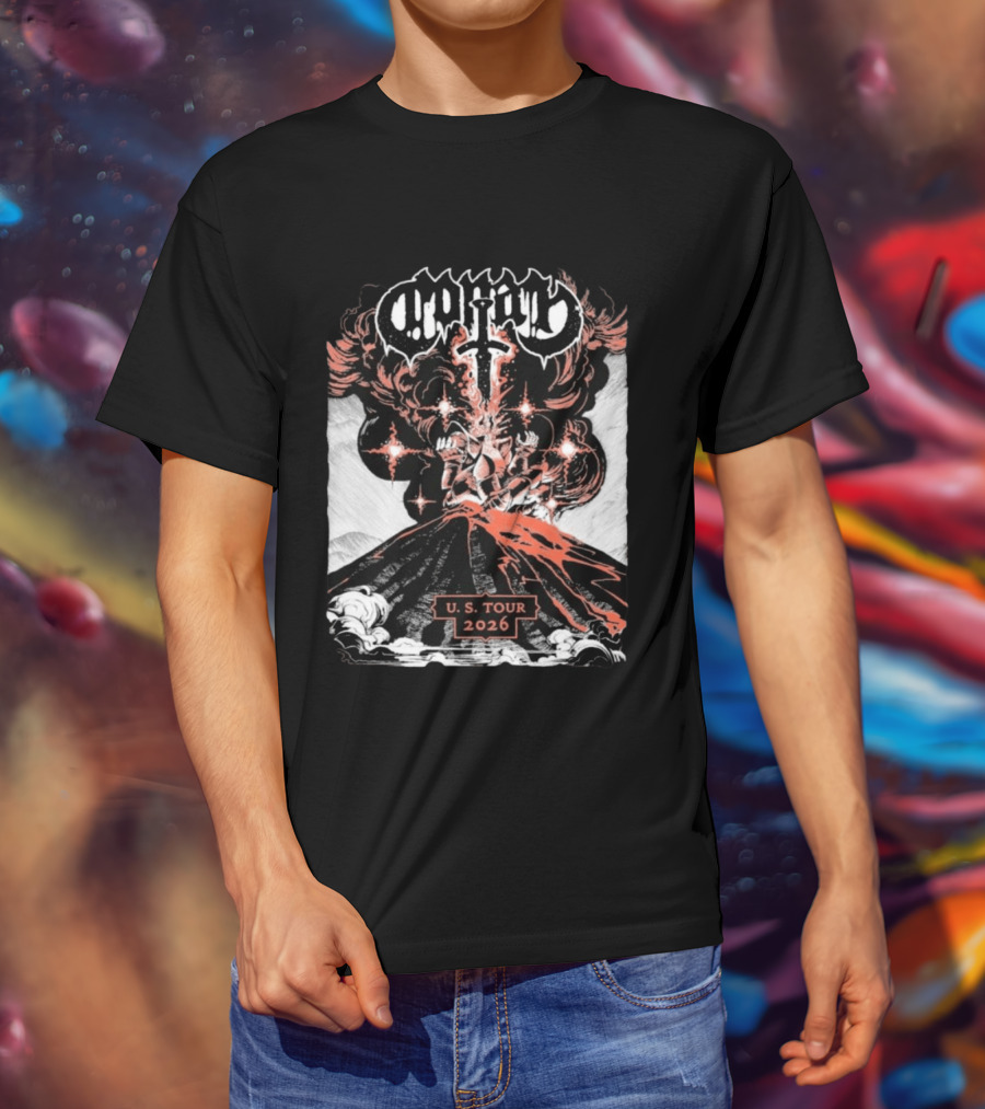 Conan Band U.S. Tour 2026 Explosive Lava T-Shirt