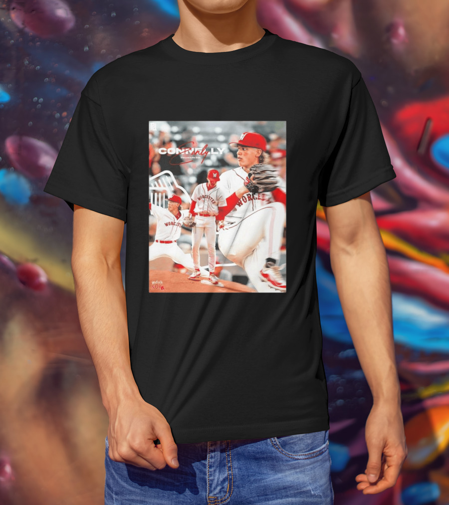 Connelly Early Welcome To The Show Worcester Red Sox Pitcher T-Shirt