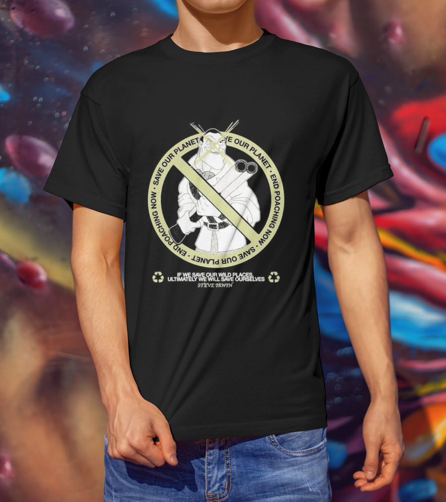Percival C McLeach The Rescuers Down Under End Poaching Now Save Our Planet T-Shirt