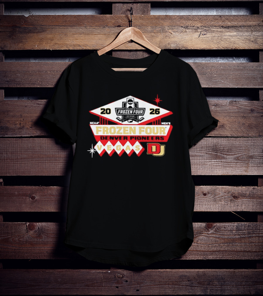 Denver Pioneers 2026 NCAA Frozen Four Men's Hockey Vegas T-Shirt