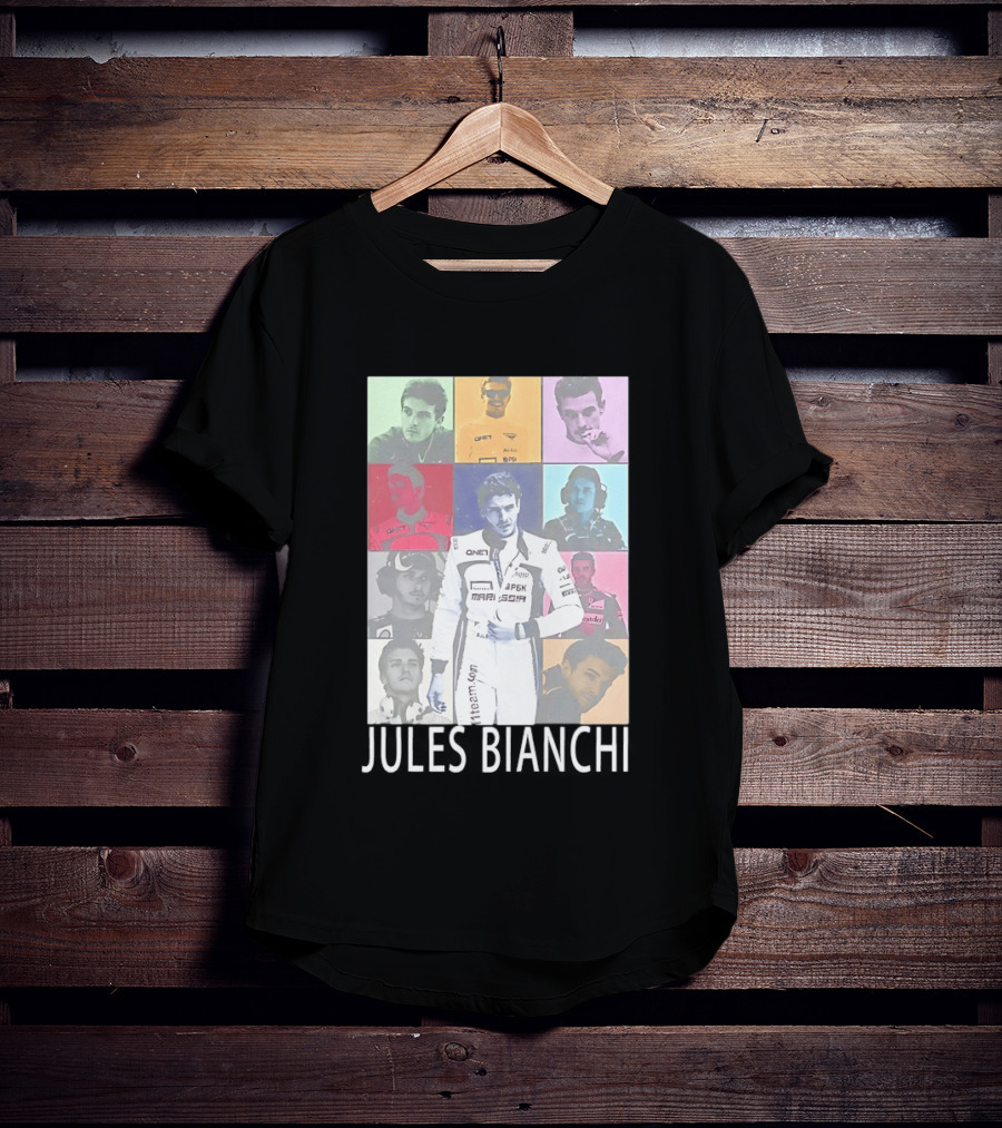 Jules Bianchi Legend The Eras Tour QNet Marussia Racing Hero Remembered T-Shirt