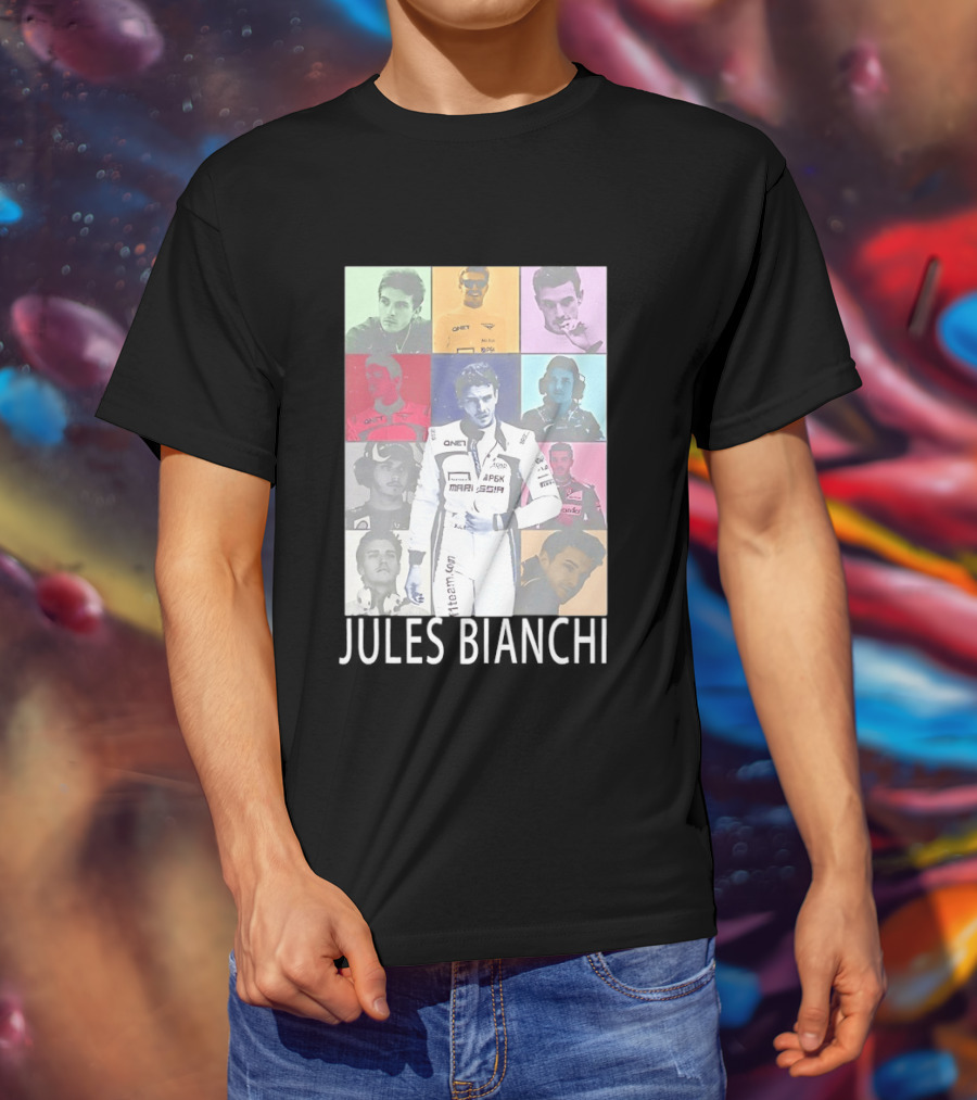 Jules Bianchi Legend The Eras Tour QNet Marussia Racing Hero Remembered T-Shirt