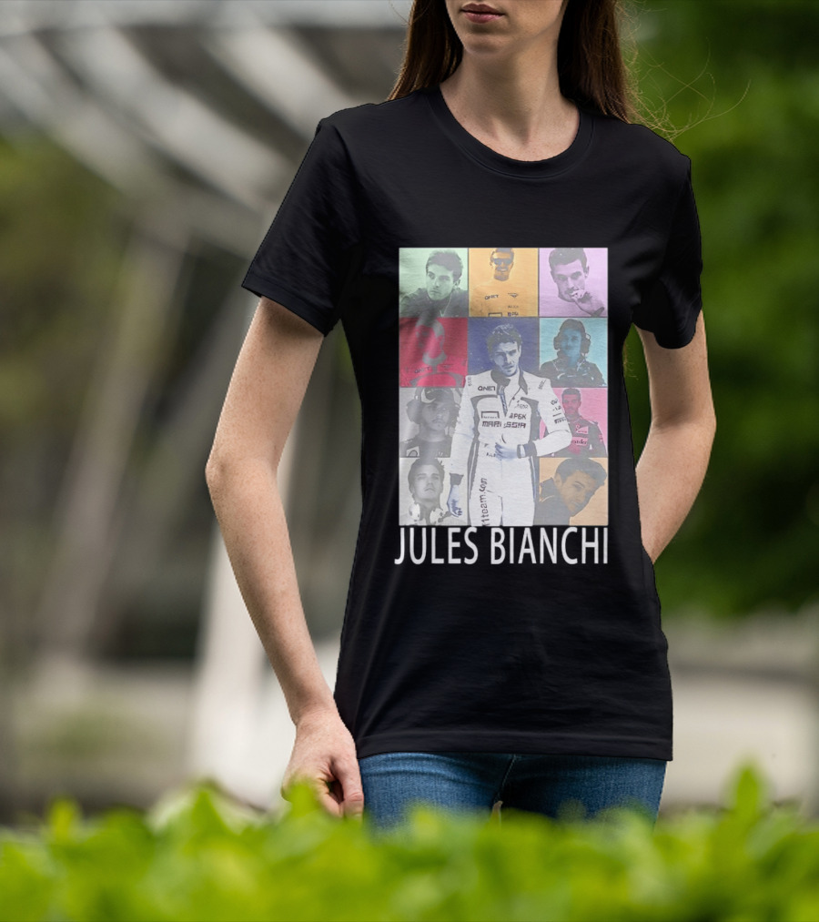 Jules Bianchi Legend The Eras Tour QNet Marussia Racing Hero Remembered T-Shirt