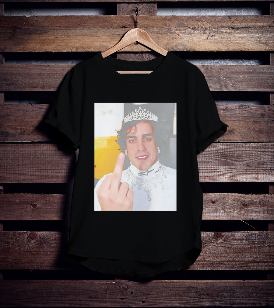 King Fernando Alonso Gesture Crown Jewel Humor T-Shirt