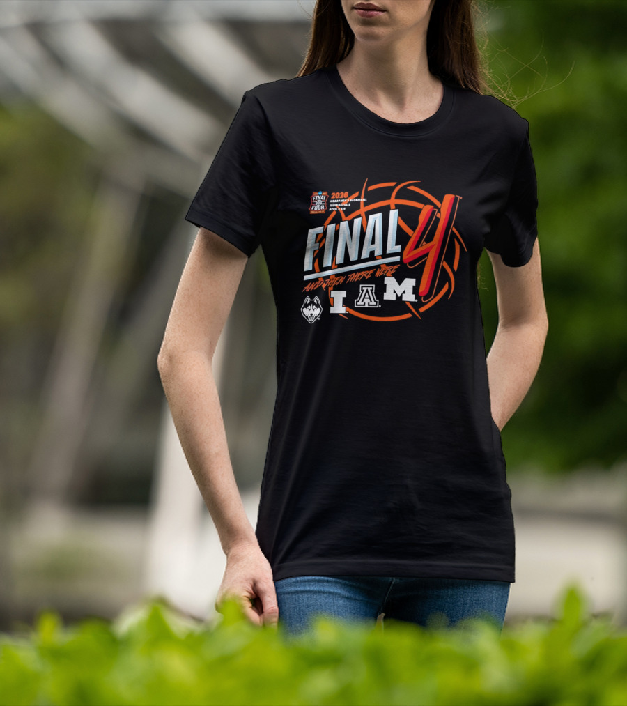 2026 Final Four NCAA Men's March Madness Arizona Connecticut Michigan T-Shirt
