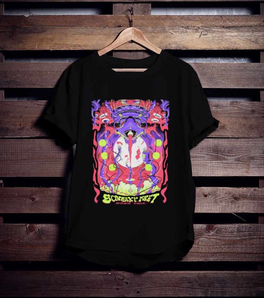 Squeaky Feet Tour 2026 Psychedelic T-Shirt