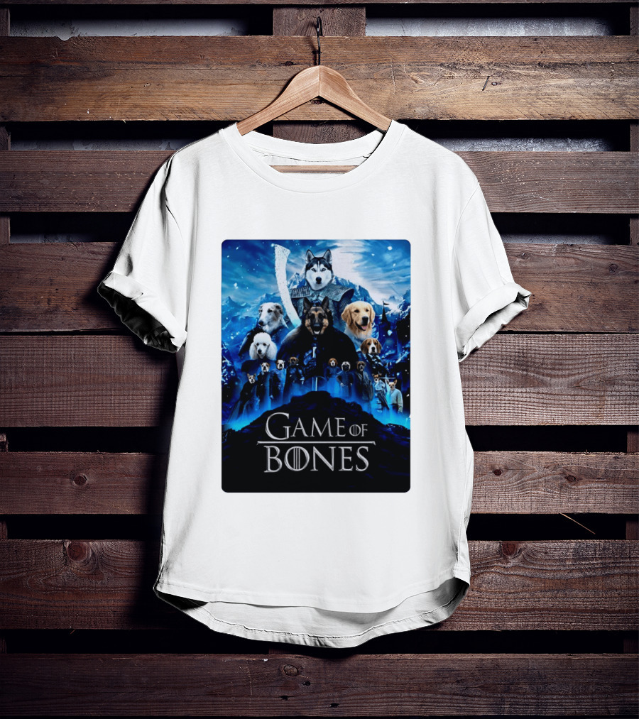 Game Of Bones Dogs Adventure With Thrones And Winter Canines T-Shirt