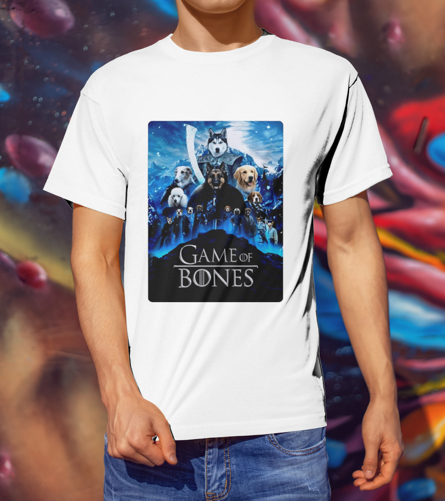 Game Of Bones Dogs Adventure With Thrones And Winter Canines T-Shirt