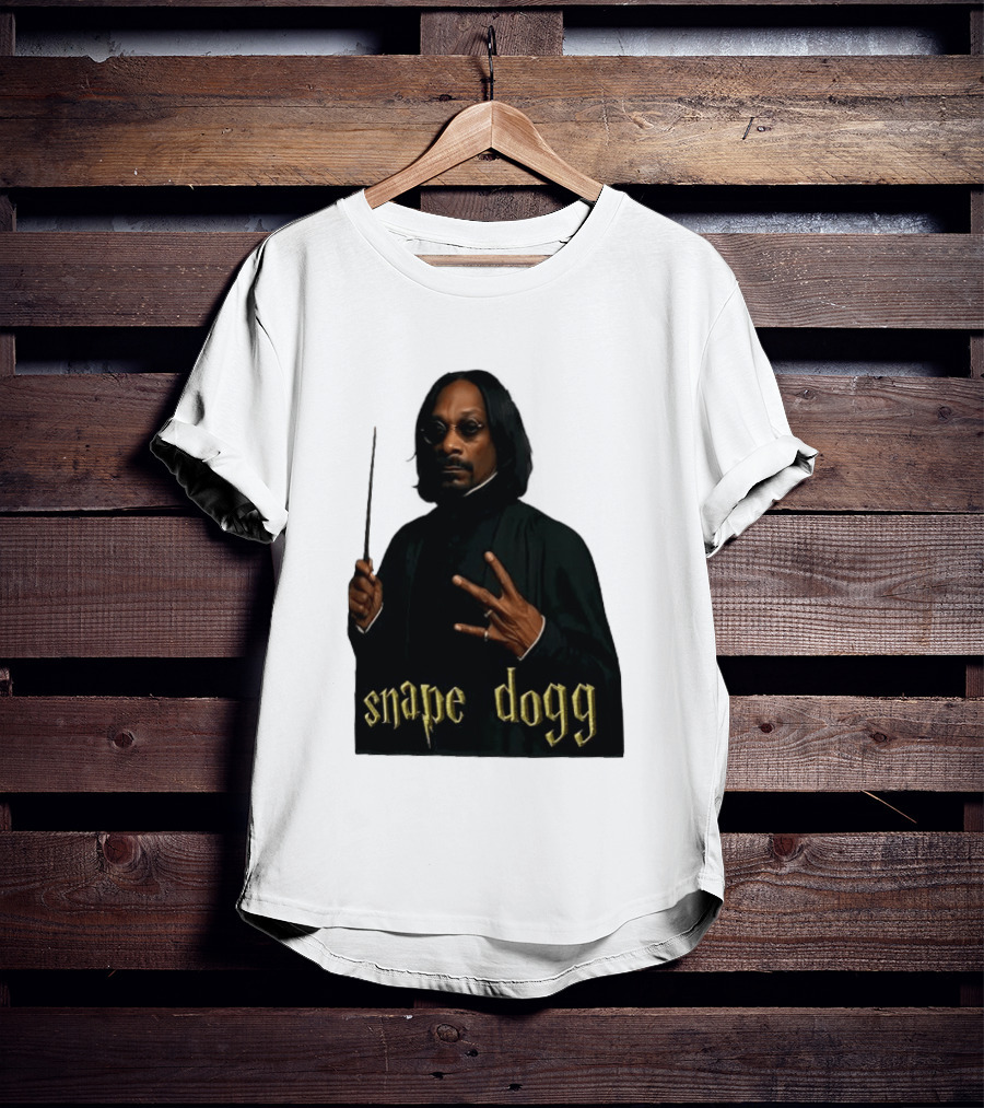 Snape Dogg Snoop Dogg Wizard Mashup Humor T-Shirt