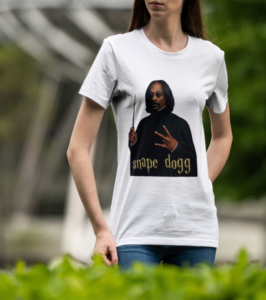 Snape Dogg Snoop Dogg Wizard Mashup Humor T-Shirt