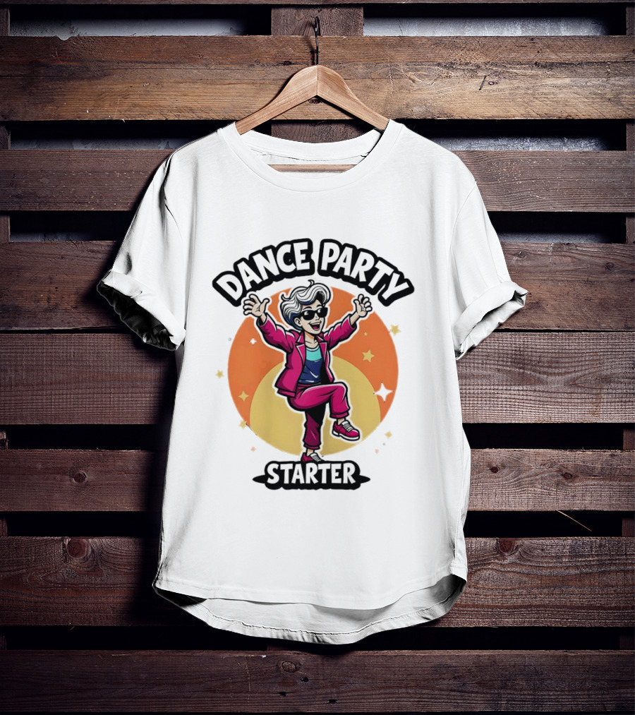 Dance Party Starter Retro Funky Dance Moves T-Shirt
