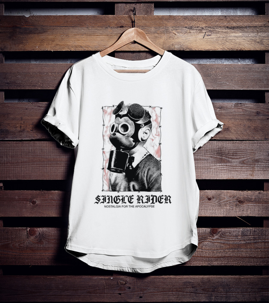 Smoke Rides Walt Disney's Gas Mask Nostalgia For The Apocalypse Halloween T-Shirt