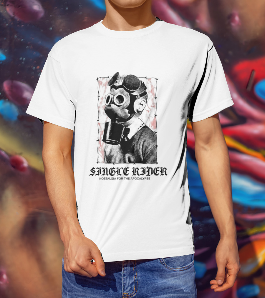 Smoke Rides Walt Disney's Gas Mask Nostalgia For The Apocalypse Halloween T-Shirt