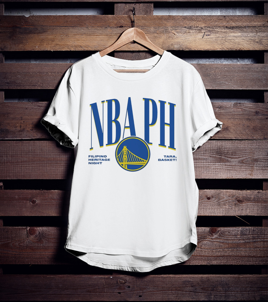 NBA Golden State Warriors Filipino Heritage Night Tara Basket T-Shirt