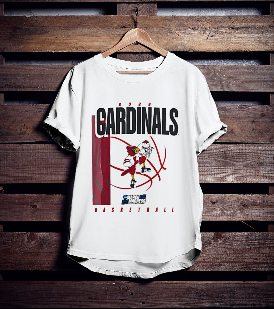 2026 Cardinals March Madness Basketball NCAA T-Shirt