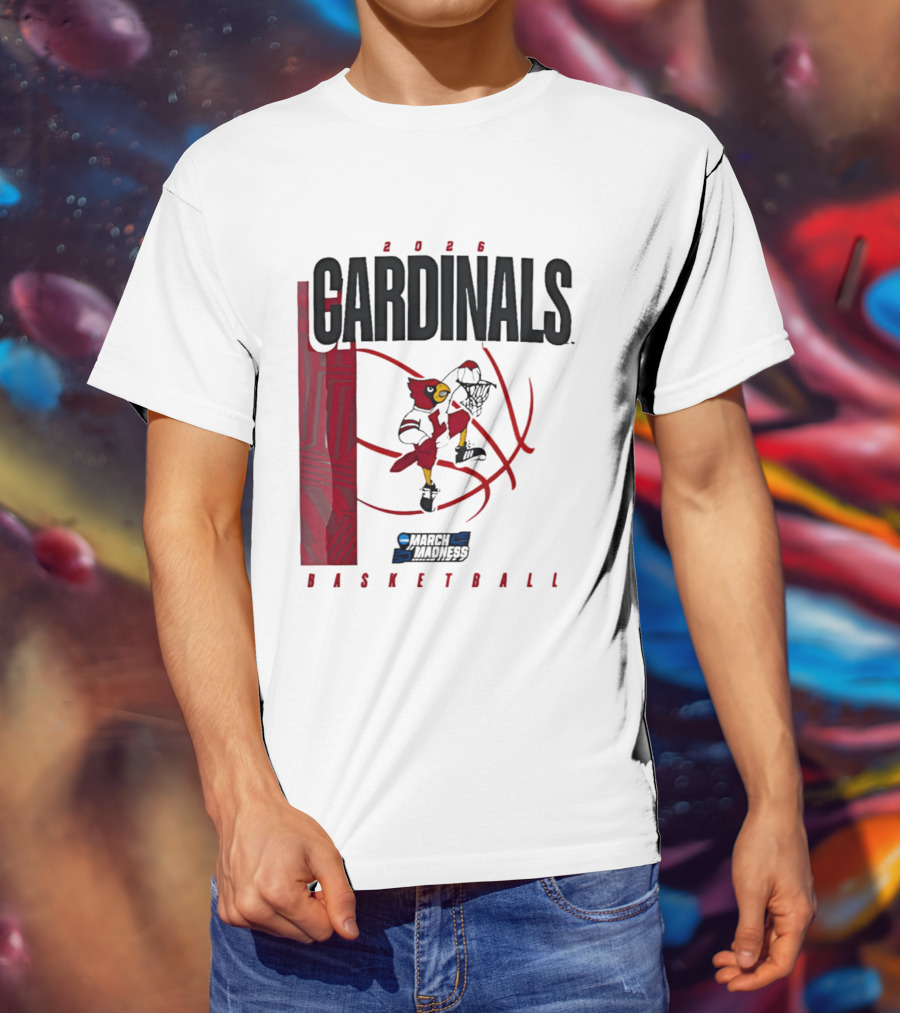 2026 Cardinals March Madness Basketball NCAA T-Shirt