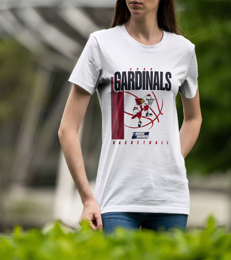 2026 Cardinals March Madness Basketball NCAA T-Shirt