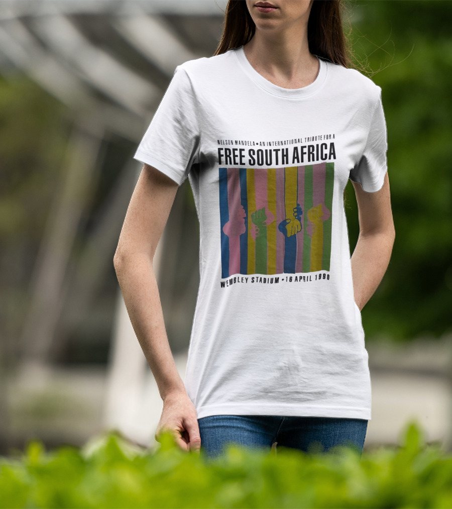 Nelson Mandela An International Tribute For A Free South Africa Wembley Stadium 10 April 1990 T-Shirt