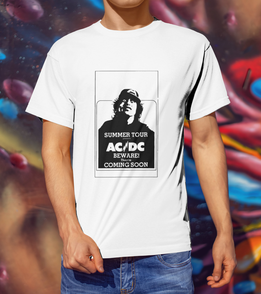 AC DC Summer Tour Beware Coming Soon T-Shirt