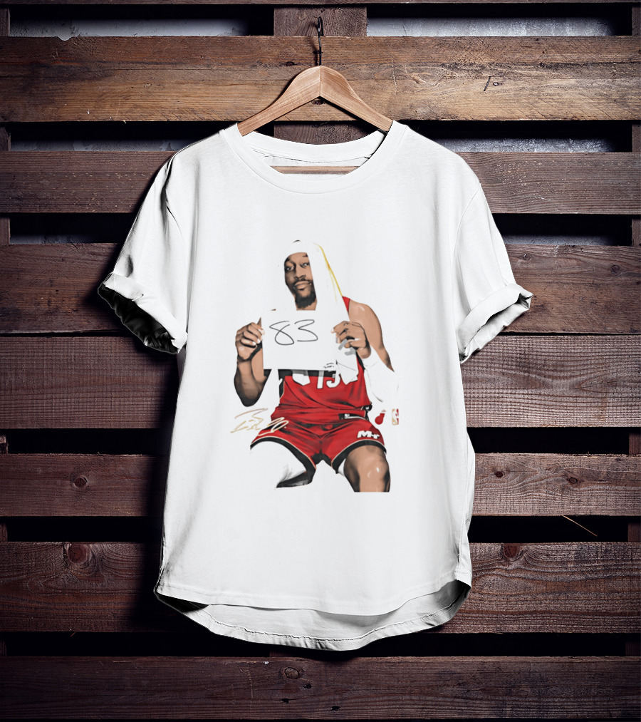Bam 83 Miami Heat Bam Adebayo 13 Player Collage T-Shirt