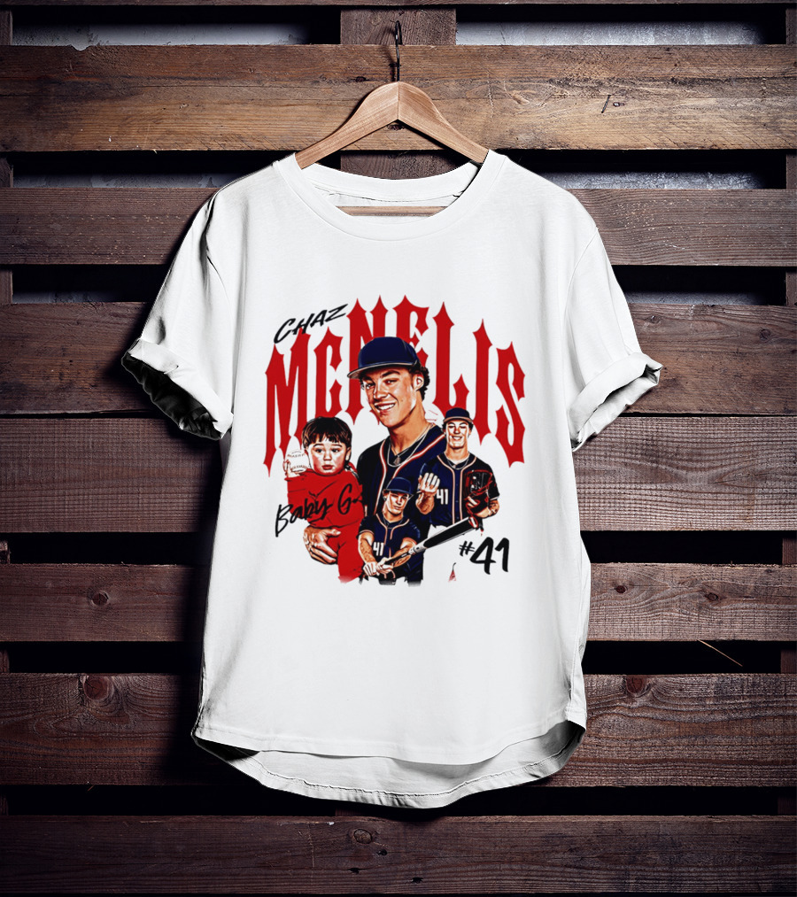 Chaz McNelis Baby G Arizona Baseball Player #41 Collage T-Shirt