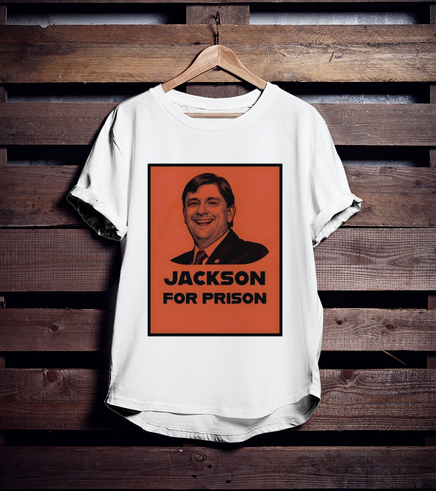 Jackson For Prison Political Satire Red T-Shirt