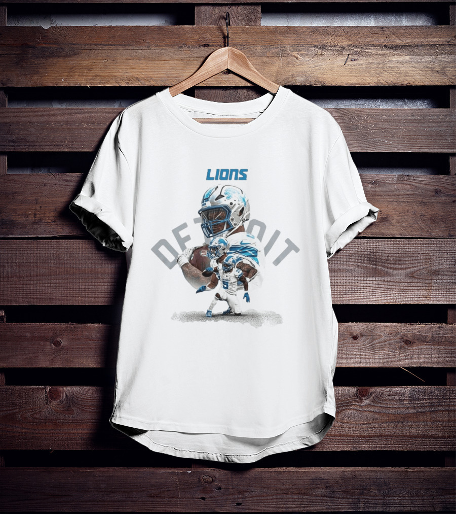 Detroit Lions David Montgomery Tribute 2026 T-Shirt