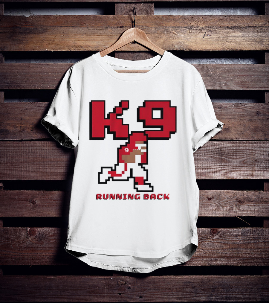 Kenneth Walker III K9 Running Back Pixel Art Kansas City Chiefs T-Shirt