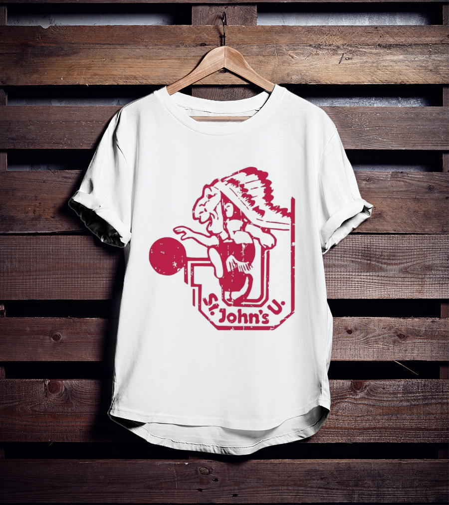 St John's University 1974 1988 Basketball T-Shirt
