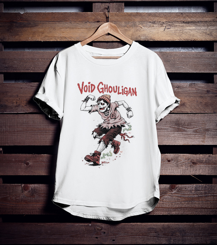 Void Ghouligan Zombie Halloween Character Running T-Shirt