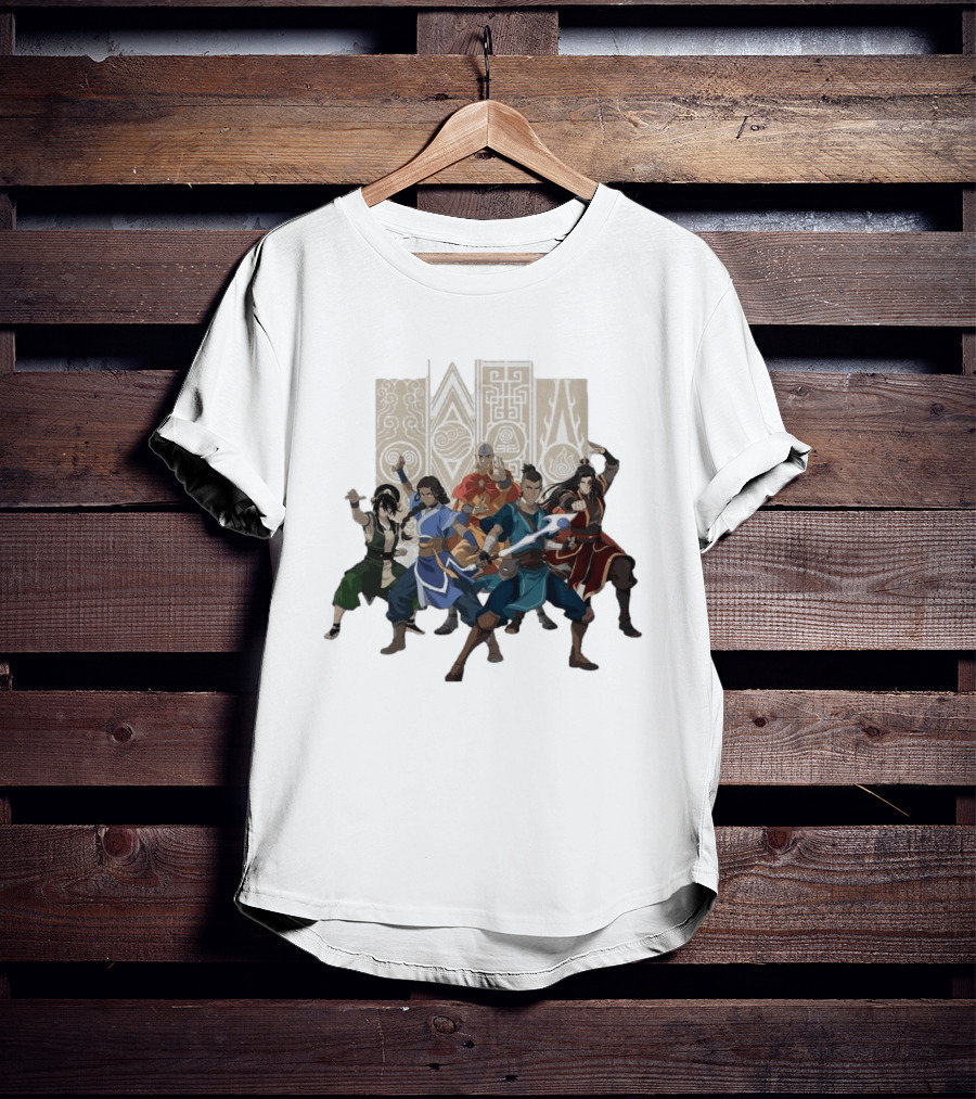 Complex Pop Avatar The Last Airbender Team Avatar Adults First Look T-Shirt