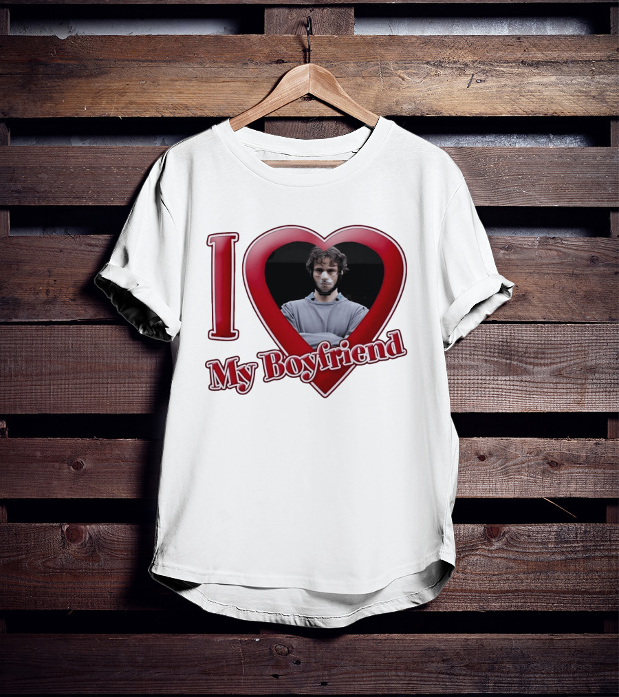 I Love My Boyfriend Will Graham Heart Image T-Shirt