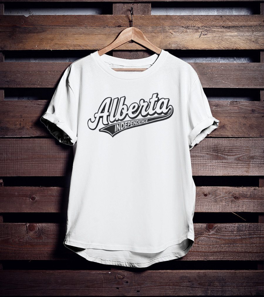 Alberta Independence Movement Bold Script T-Shirt