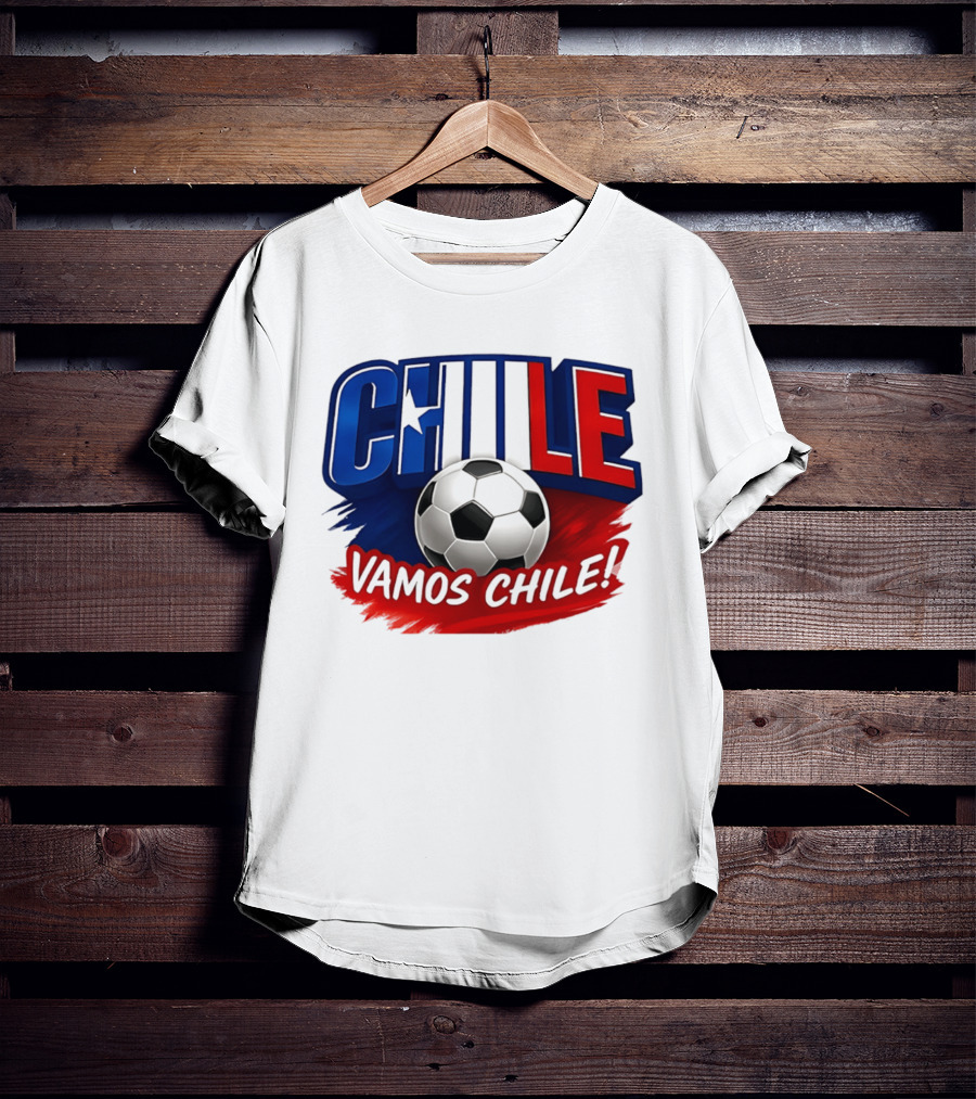 Chile Vamos Chile Soccer Enthusiast Spirit T-Shirt
