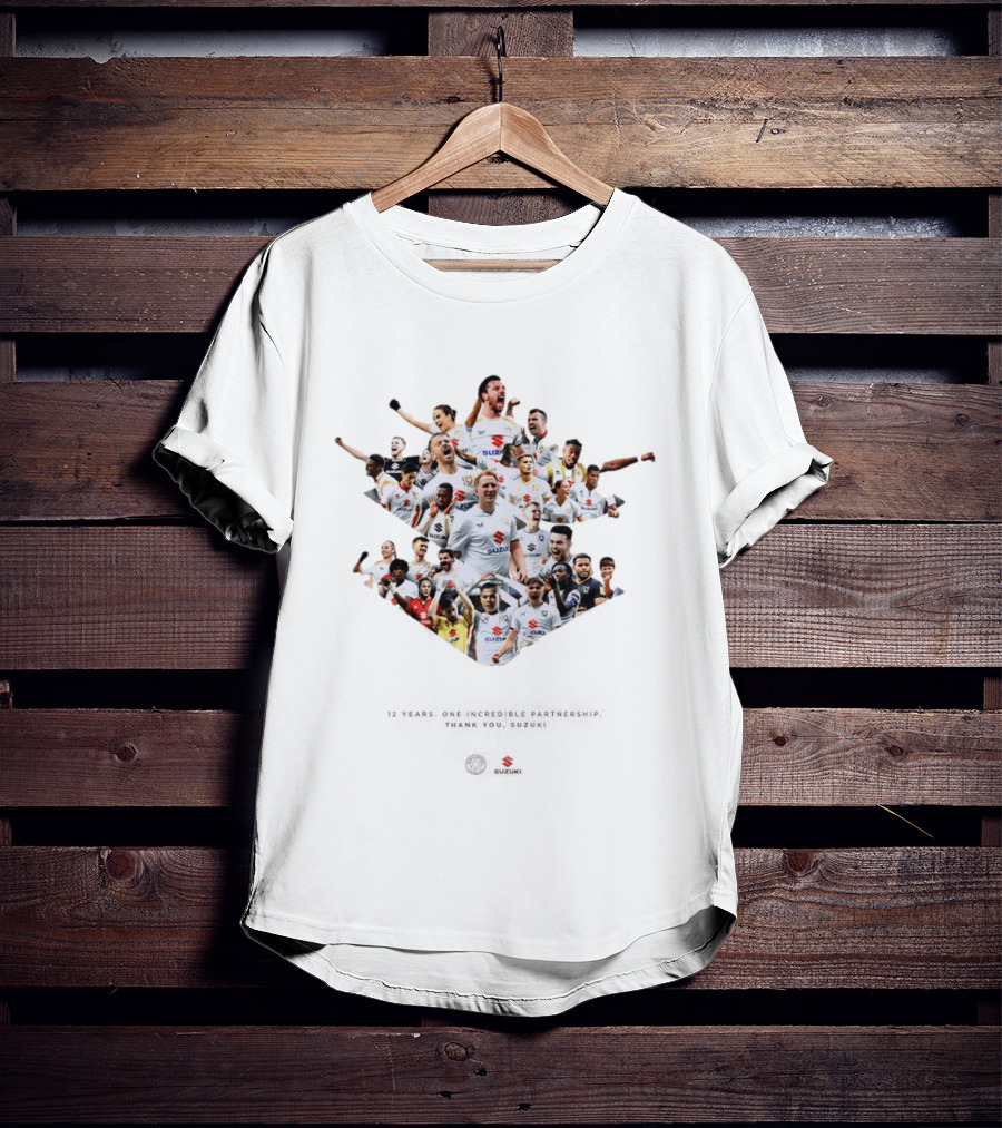 Milton Keynes Dons Suzuki 12 Years One Incredible Partnership Football T-Shirt