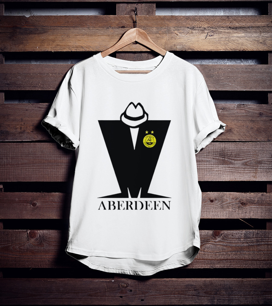 Nutty M Aberdeen FC Football Badge Fedora T-Shirt