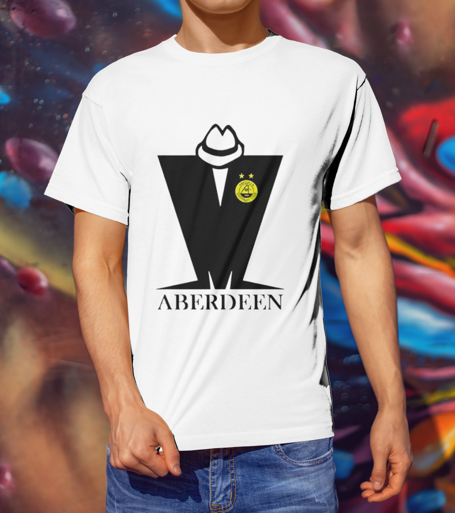 Nutty M Aberdeen FC Football Badge Fedora T-Shirt