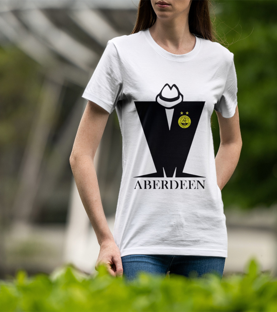 Nutty M Aberdeen FC Football Badge Fedora T-Shirt