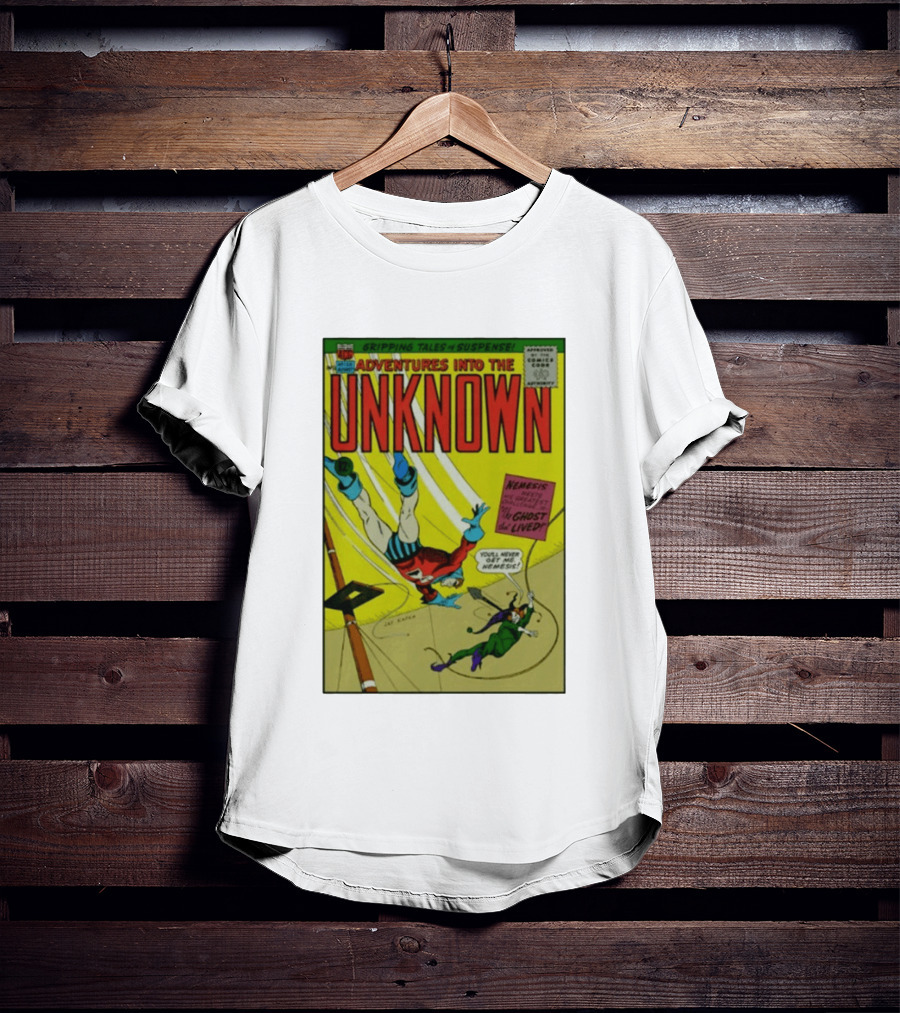 Adventures Into The Unknown Gripping Tales Of Suspense Nemesis Ghost That Lived 1960s Comic Vintage Cover T-Shirt