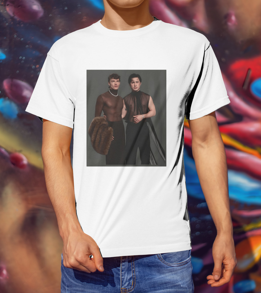 Ilya Rozanov Connor Storrie Oscars Heated Rivalry Fashion Moment T-Shirt