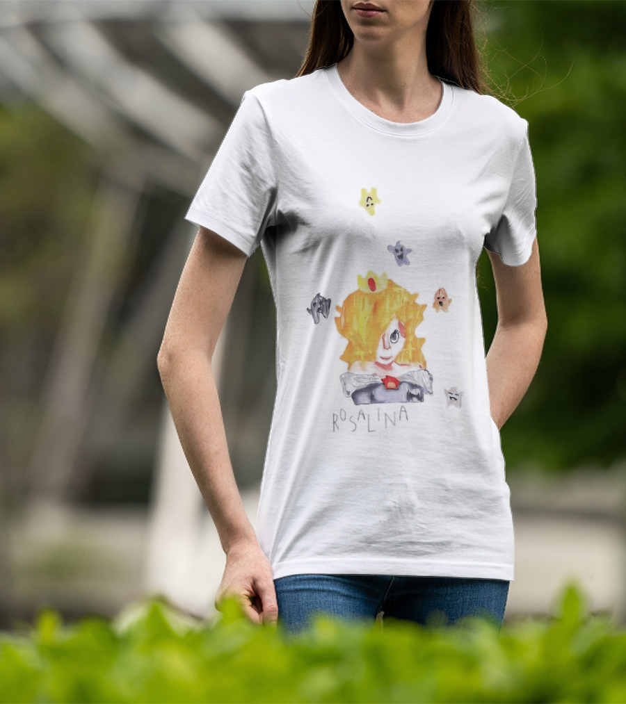Rosa Lina Meme Yellow Star Crown Princess T-Shirt