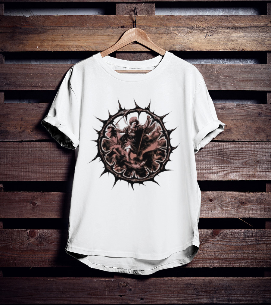 Guilt Trip Armour Of Angels 2026 AOA Embroidered Angelic Halo T-Shirt