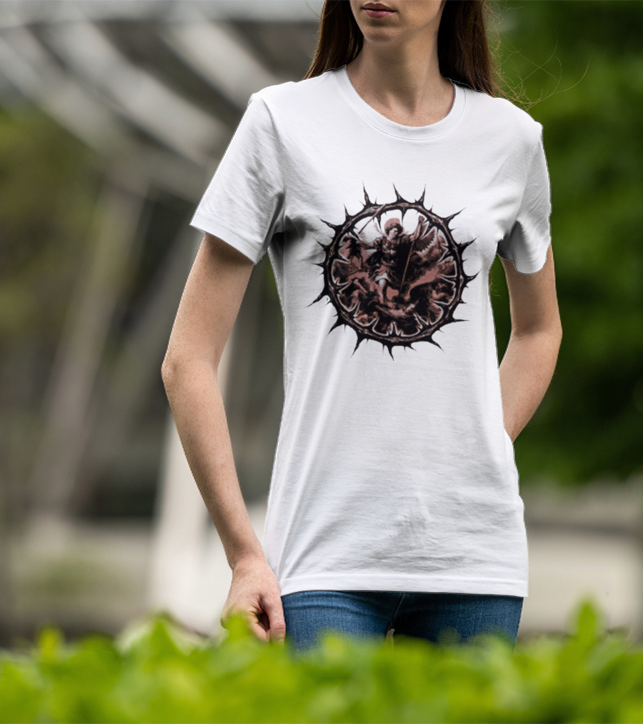 Guilt Trip Armour Of Angels 2026 AOA Embroidered Angelic Halo T-Shirt
