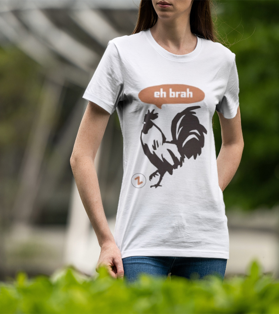 Zippys Eh Brah Rooster Speech Bubble T-Shirt