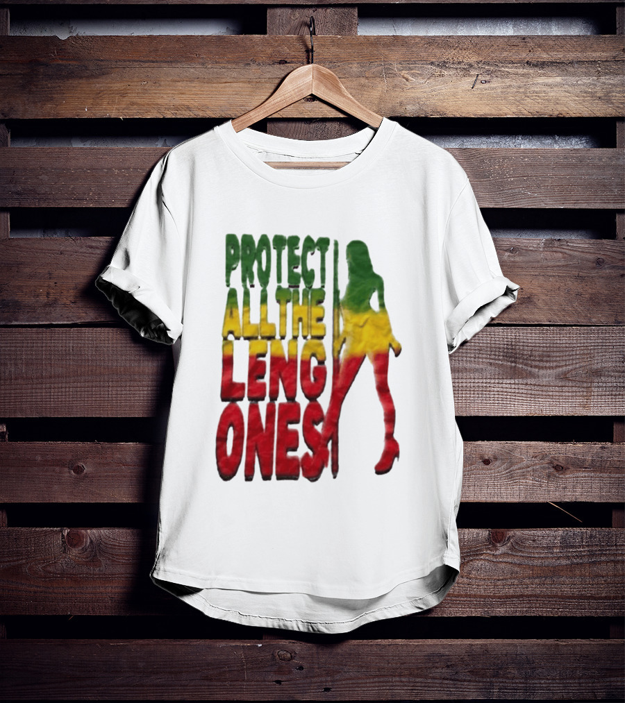 Protect All The Leng Ones Rasta T-Shirt