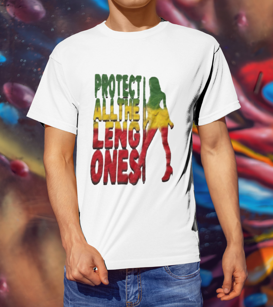 Protect All The Leng Ones Rasta T-Shirt