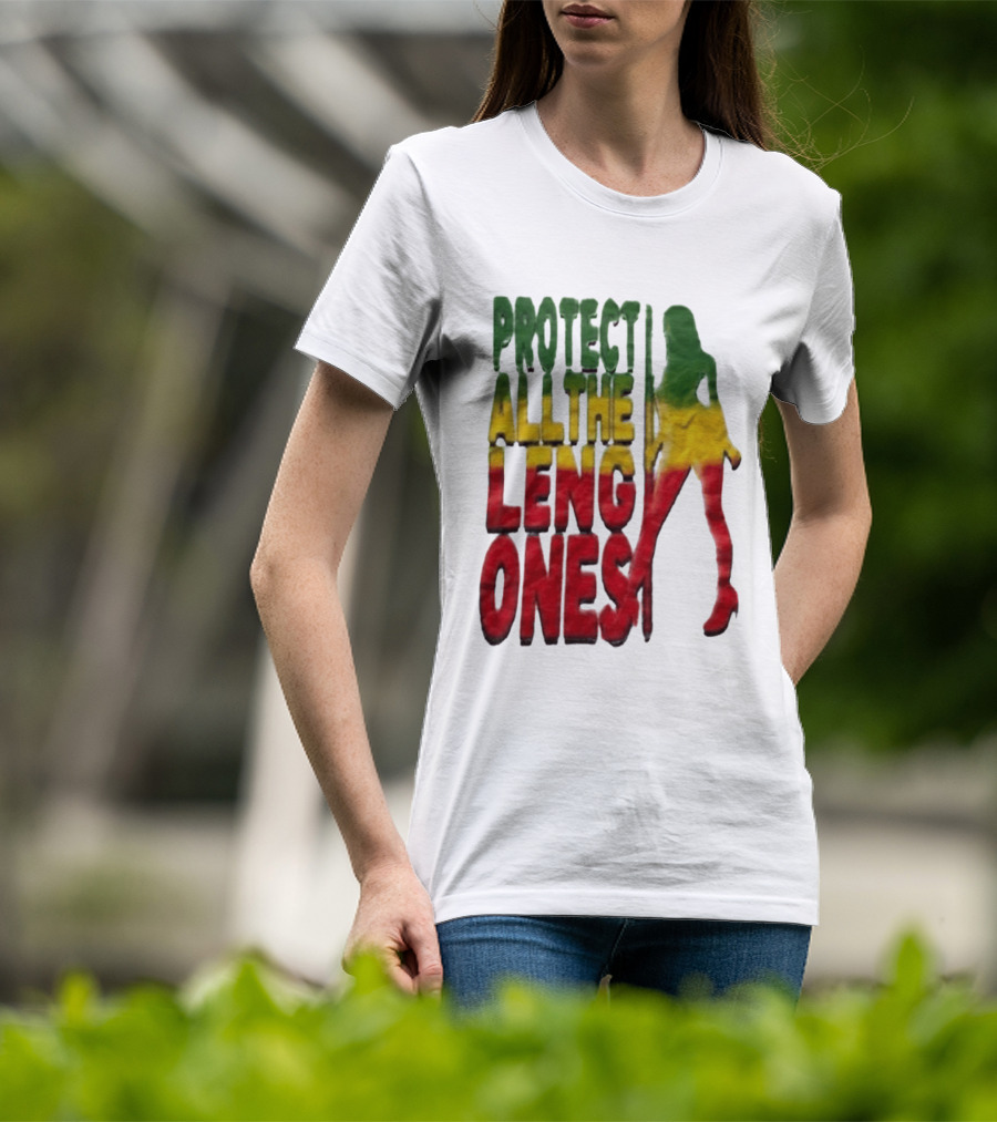 Protect All The Leng Ones Rasta T-Shirt